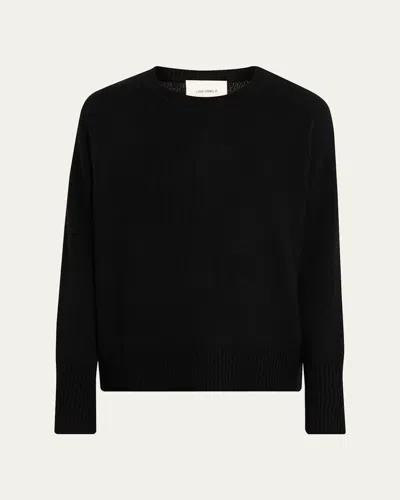 Lisa Yang Mila Cashmere Crewneck Sweater In Black