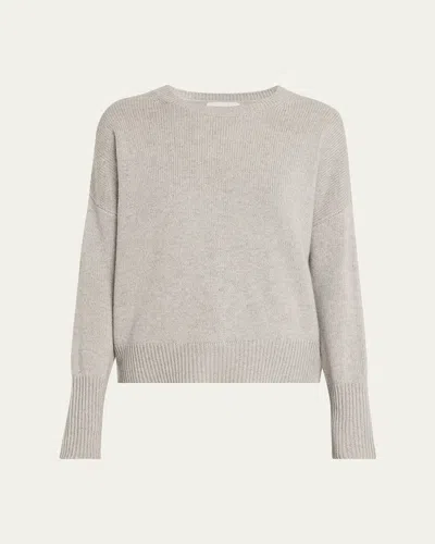 Lisa Yang Mila Cashmere Crewneck Sweater In Gray