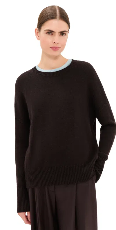 Lisa Yang Mila Cashmere Sweater Dark Oak In Brown