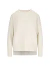 Lisa Yang Mila Classic Sweater In White