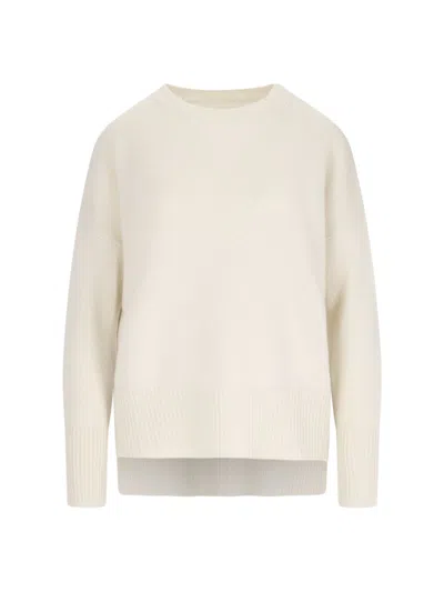 Lisa Yang Mila Classic Sweater In White