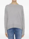 Lisa Yang Mila Crew-neck Sweater In Gray