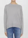 Lisa Yang Mila Crew-neck Sweater In Gray