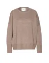 Lisa Yang Oversized Knitwear With Crewneck And Long Sleeves In Brown