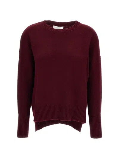 Lisa Yang Red Mila Premium Cashmere Sweater In Burgundy