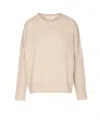 Lisa Yang Crew-neck Cashmere Sweater In Neutral