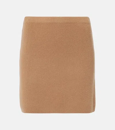 Lisa Yang Mindy Cashmere Miniskirt In Brown