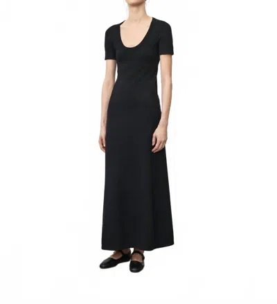 Lisa Yang Minne Cashmere Dress In Noir In Black