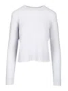 Lisa Yang Mira Sweater Knitwear Light Blue In Multi