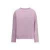 Lisa Yang Multicolor Cashmere Sweatshirt In Pink