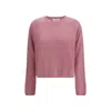 Lisa Yang Multicolor Cashmere Sweatshirt In Pink