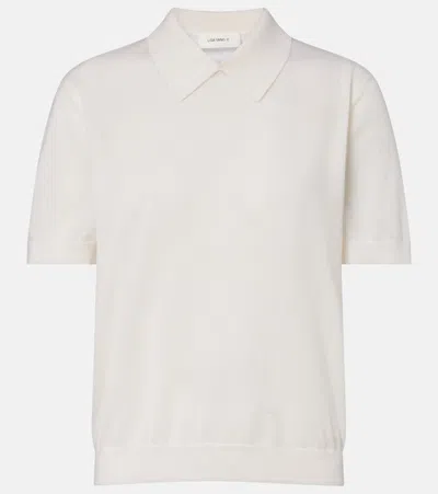 Lisa Yang Naara Cashmere Polo Sweater In Brown