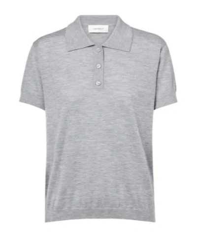 Lisa Yang Nai Knitted Cashmere Polo Shirt In Multi