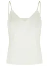 Lisa Yang 'nala' Cream Cashmere Tank Top In White