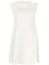 Lisa Yang Naomi Knitted Cashmere Minidress In White