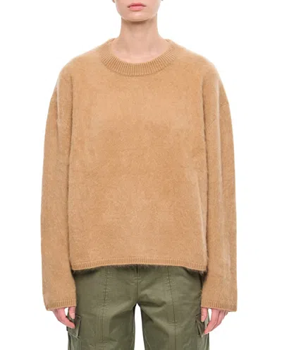 Lisa Yang Natalia Cashmere Sweater In Brown