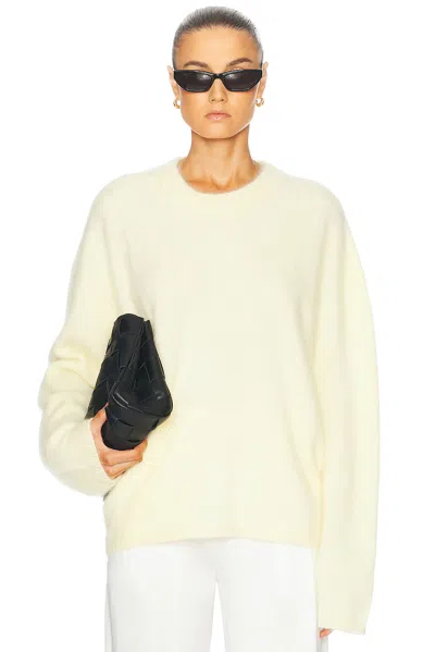 Lisa Yang Natalia Sweater In Poppy Brushed