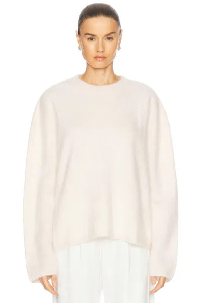Lisa Yang Natalia Sweater In Soft Pink Brushed