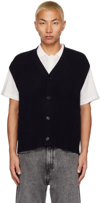 Lisa Yang Navy 'the Hubert' Cardigan