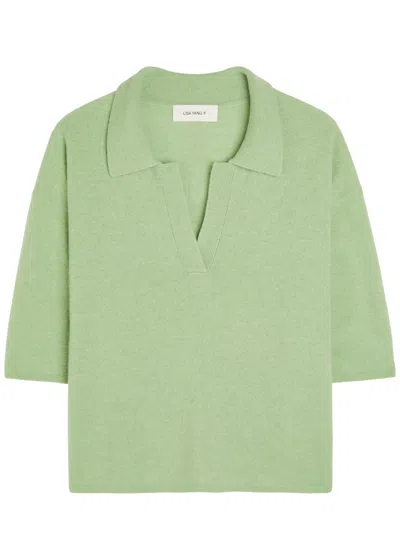 Lisa Yang Neela Cashmere Top In Green