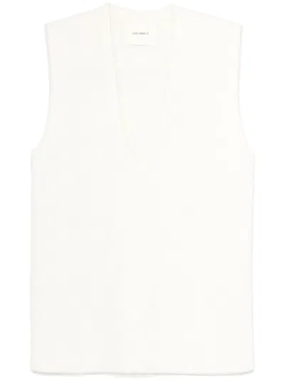 LISA YANG V-NECK KNITTED TOP