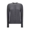 Lisa Yang Nellia Button-cuff Cardigan In Blue