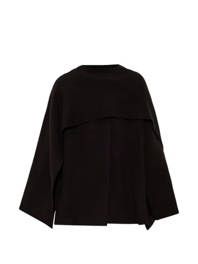 Lisa Yang Nessa Scarf-detailed Double-faced Cashmere Coat In Brown