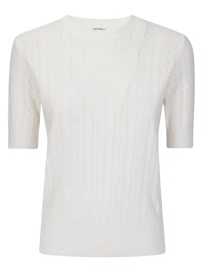 Lisa Yang Nika Sweater In White