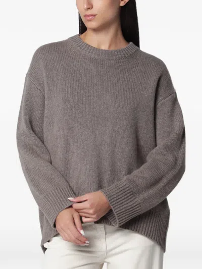 Lisa Yang Noor Crew-neck Cashmere Sweater In Truffle In Pattern