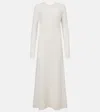 Lisa Yang Nyla Cable-knit Cashmere Maxi Dress In White