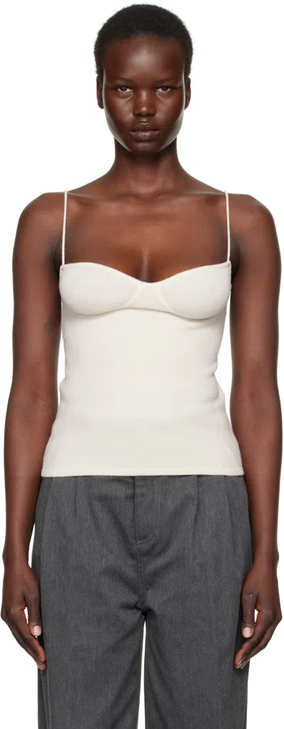 Lisa Yang Off-white Alicia Camisole In Cr Cream