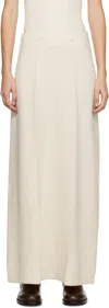 Lisa Yang Off-white Ameline Maxi Skirt In Cr Cream