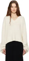 Lisa Yang Off-white Atletta Sweater In Cr Cream