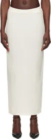 Lisa Yang Off-white Charlotta Maxi Skirt In Sj Salt