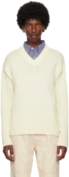 Lisa Yang Off-white Dan Sweater In Cr Cream