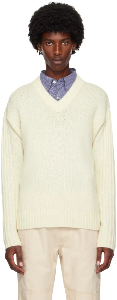 Lisa Yang Off-white Dan Sweater In Cr Cream