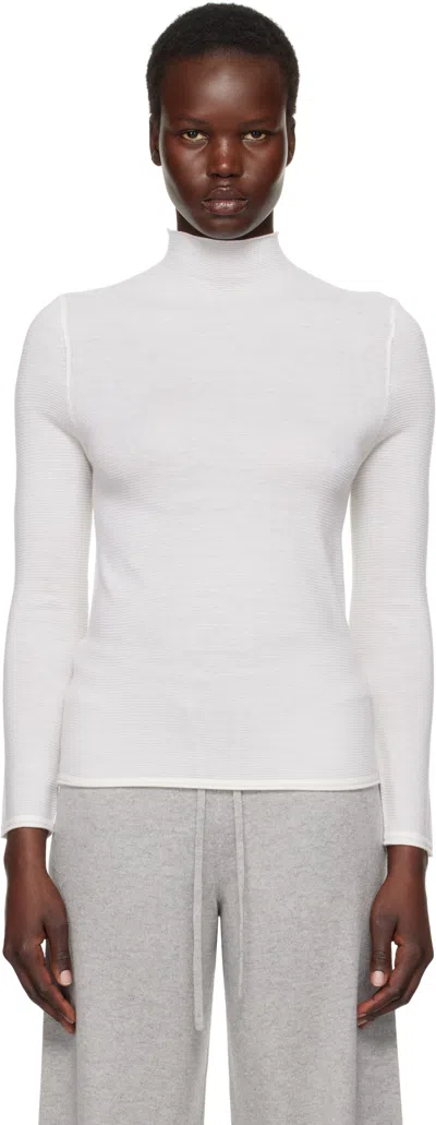 Lisa Yang Off-white Fai Sweater In Iv Ivory