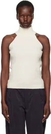 Lisa Yang Off-white Freya Tank Top In Cr Cream