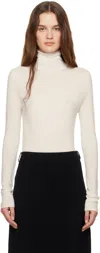 Lisa Yang Off-white Lory Turtleneck In Iv Ivory