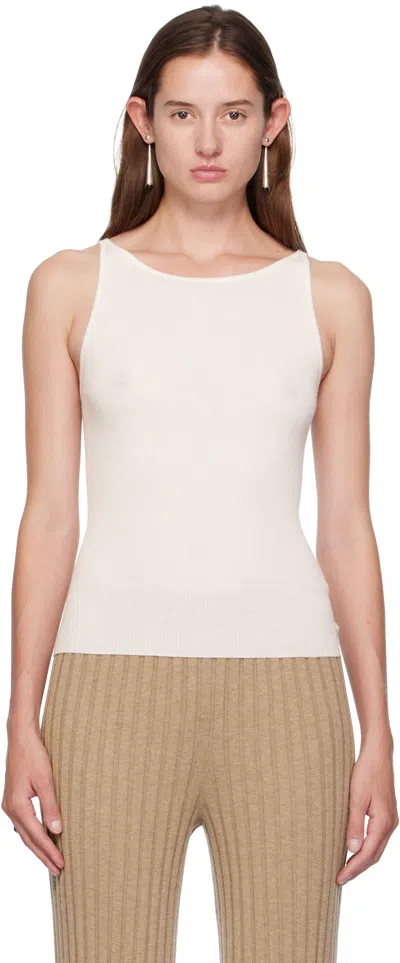 Lisa Yang Off-white Lynette Tank Top