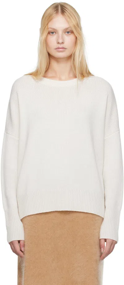 Lisa Yang Off-white Mila Sweater In Cr Cream