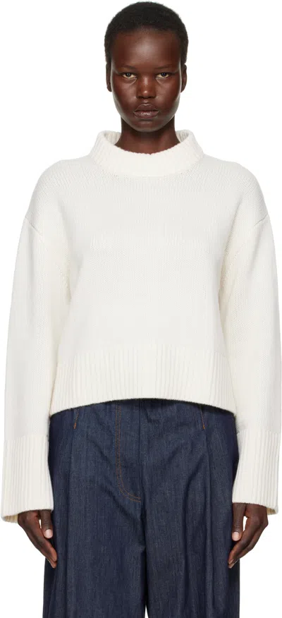 Lisa Yang Off-white Sony Sweater In Cr Cream