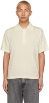 Lisa Yang Off-white 'the Charles' Polo In Ivory