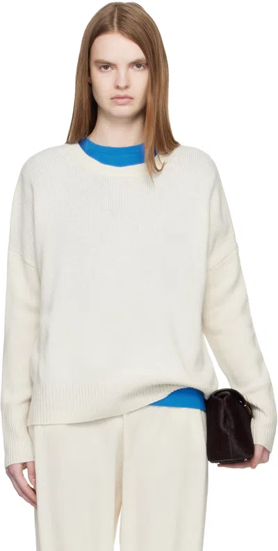 Lisa Yang Off-white 'the Mila' Sweater
