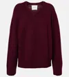 Lisa Yang Renske Cashmere Drop-shoulder Sweater In Purple