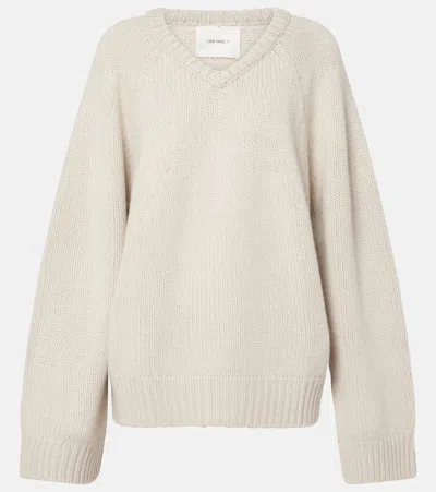 Lisa Yang Oia Cashmere Sweater In White