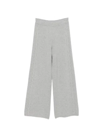 Lisa Yang Olanda Cable-knit Palazzo Pants In Multi