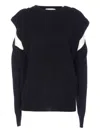 Lisa Yang Othelia Cut-out Sweater In Black