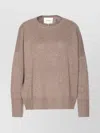 Lisa Yang Oversized Knitwear With Crewneck And Long Sleeves In Brown