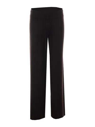 Lisa Yang Sofi Cashmere Wide-leg Pants In Brown